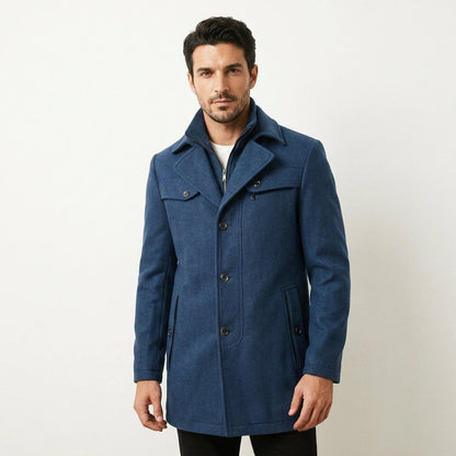 Stylish Tailored Men's Spring Overcoat