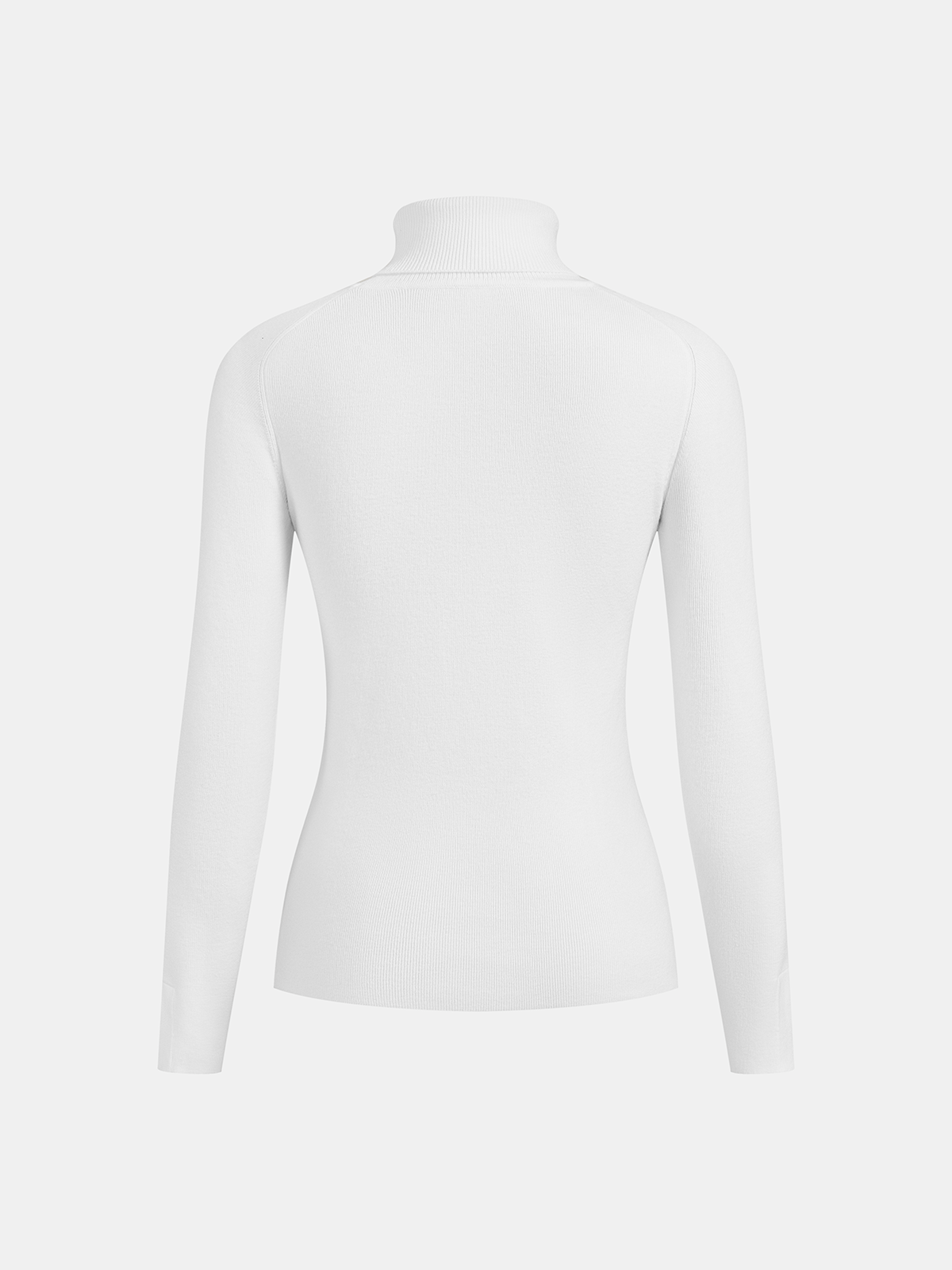Stylish Turtleneck Sweater with Contrast Piping 6