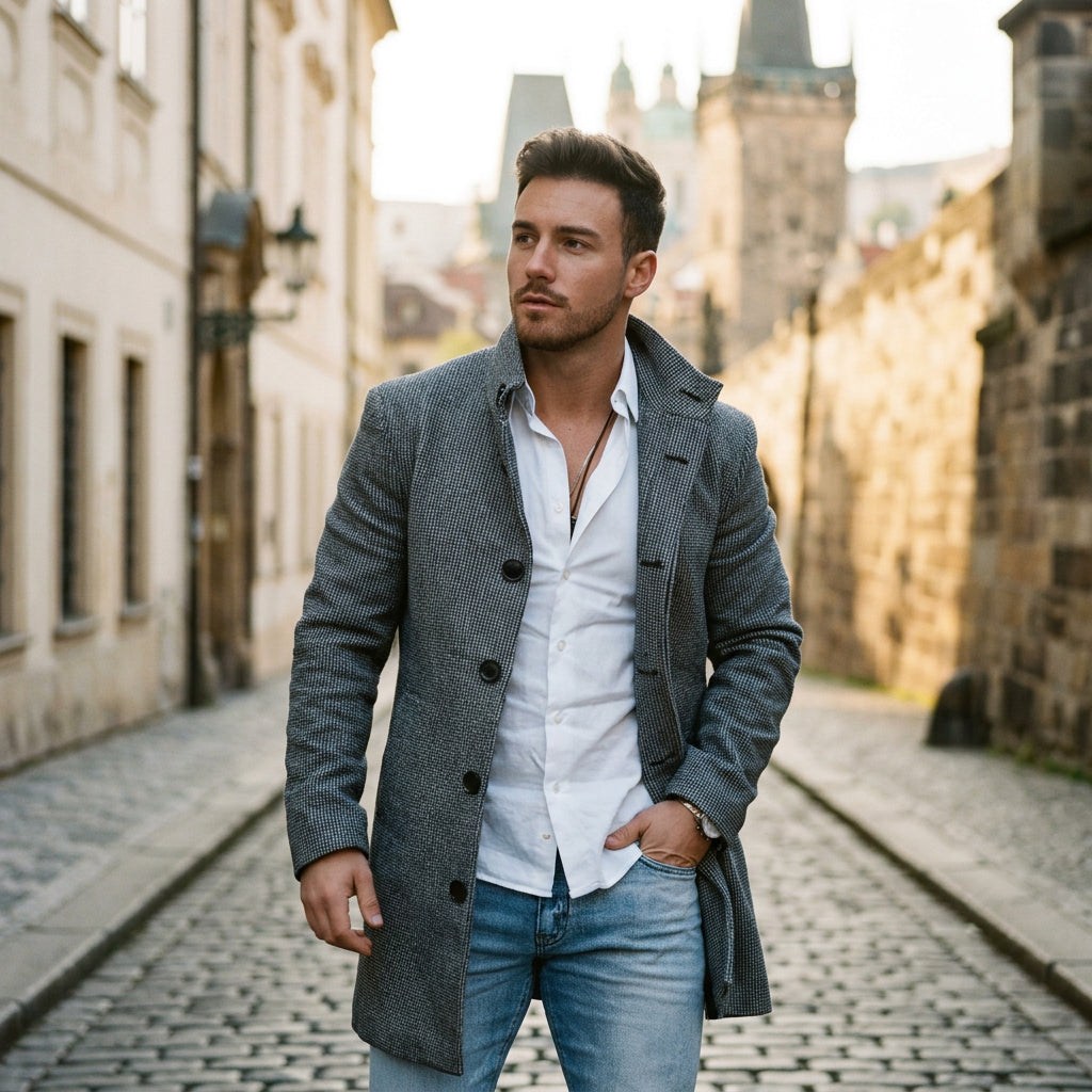 Tailored Men's Overcoat