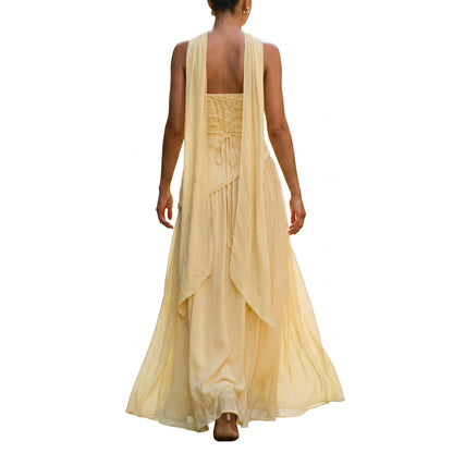 Talia - Elegant Strapless Maxi Dress DONE