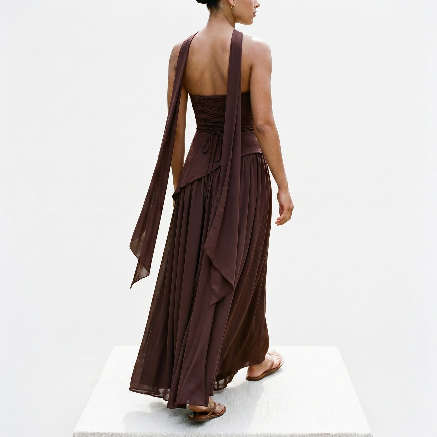 Talia - Elegant Strapless Maxi Dress DONE