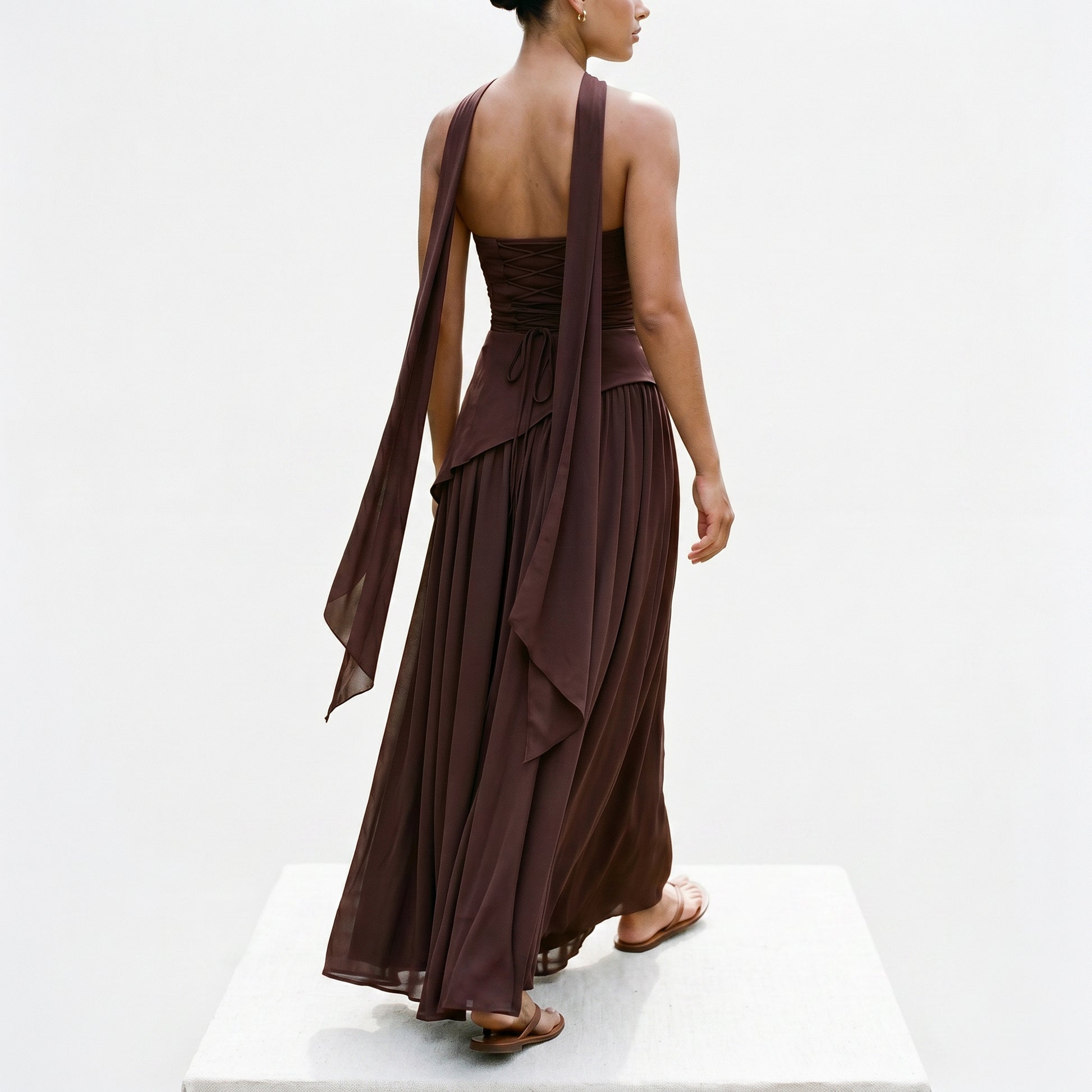 Talia - Elegant Strapless Maxi Dress DONE