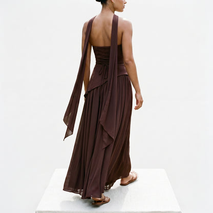 Talia - Elegant Strapless Maxi Dress DONE