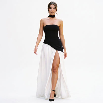 Talia - Elegant Strapless Maxi Dress DONE