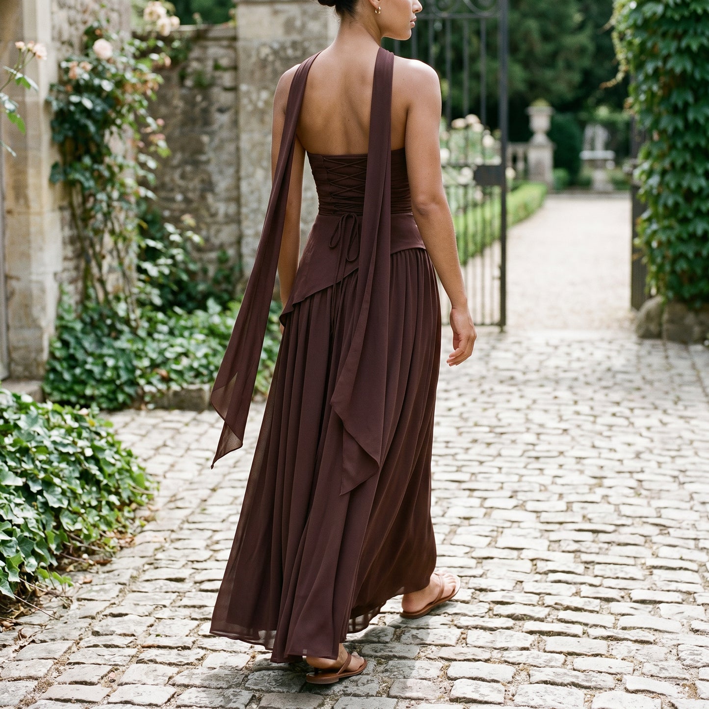 Talia - Elegant Strapless Maxi Dress DONE
