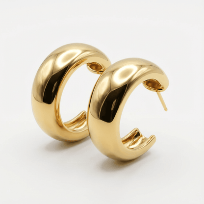 Timeless Gold Hoop Earrings – Everyday Luxury