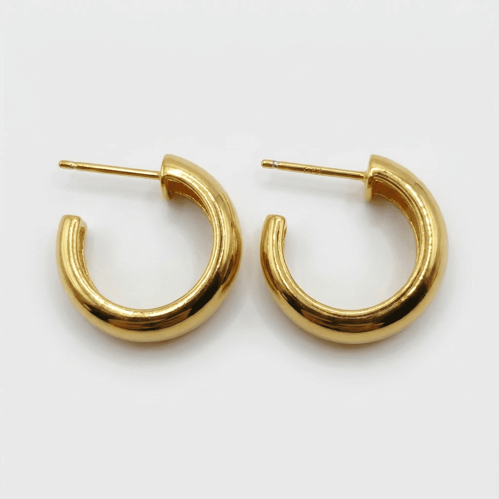 Timeless Gold Hoop Earrings – Everyday Luxury