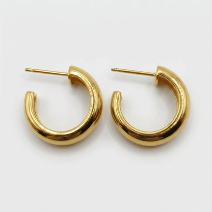 Timeless Gold Hoop Earrings – Everyday Luxury