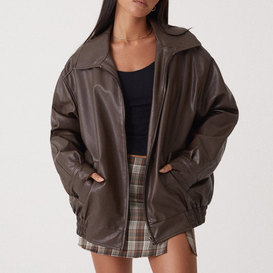 Urban Oversize Zipper Jacket