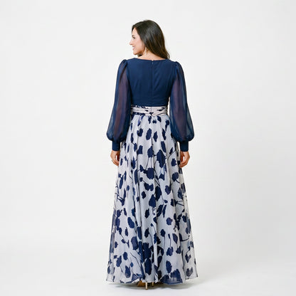 Valentina - Elegant Floral Print Maxi Dress DONE 05-23-2026