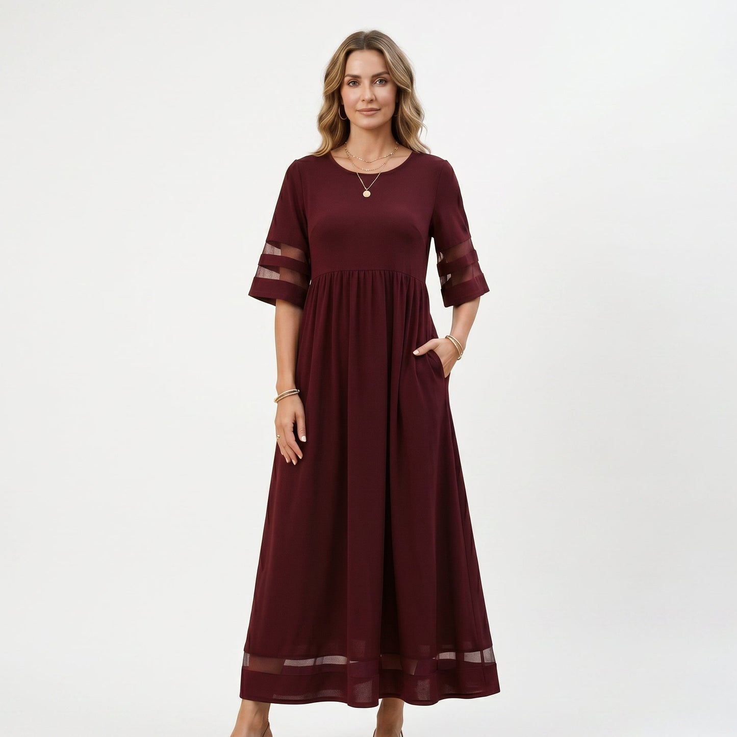 Venus - Elegant Tummy Flattering Summer Dress DONE 05-14-2026