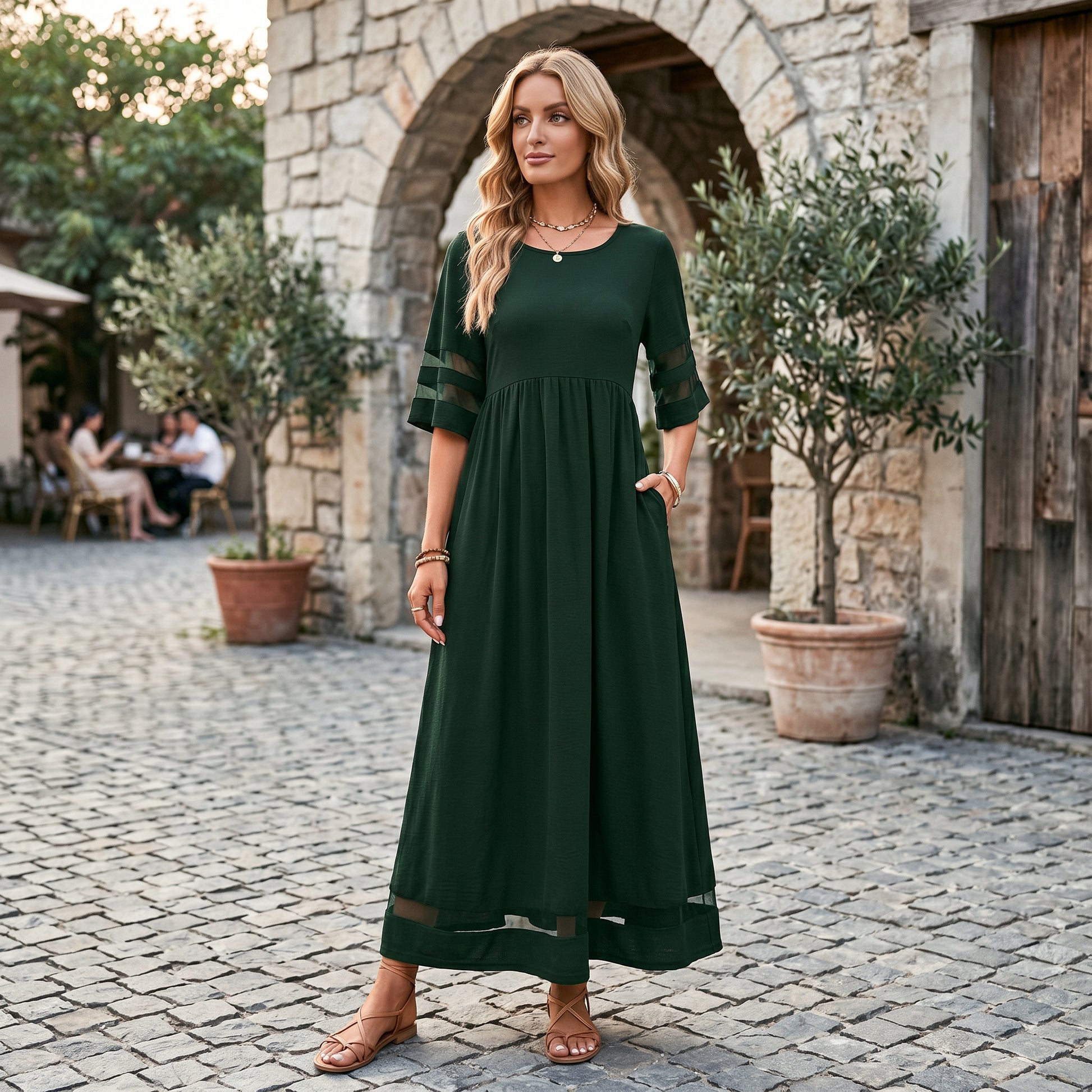 Venus - Elegant Tummy Flattering Summer Dress DONE 05-14-2026
