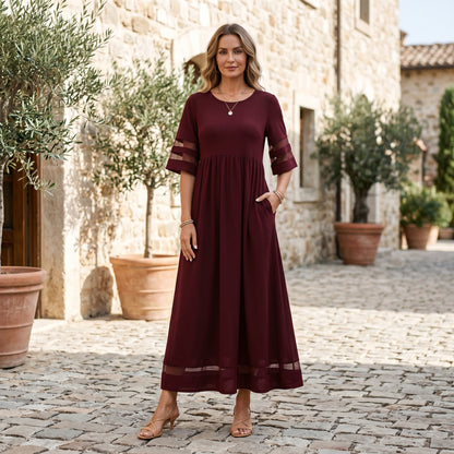 Venus - Elegant Tummy Flattering Summer Dress DONE 05-14-2026