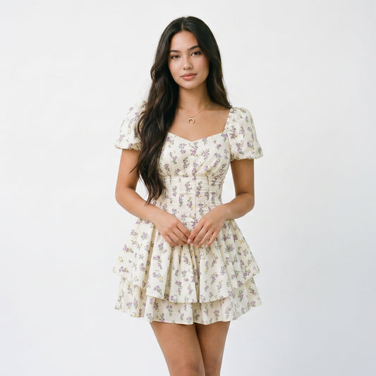 Victoria - Floral Summer Mini Dress DONE 05-23-2026