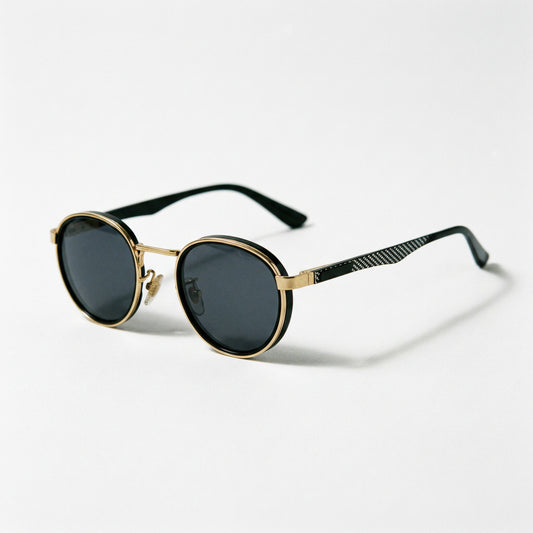 Vintage Oval Sunglasses with UV Protection