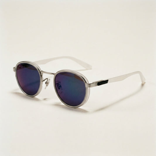 Vintage Oval Sunglasses with UV Protection