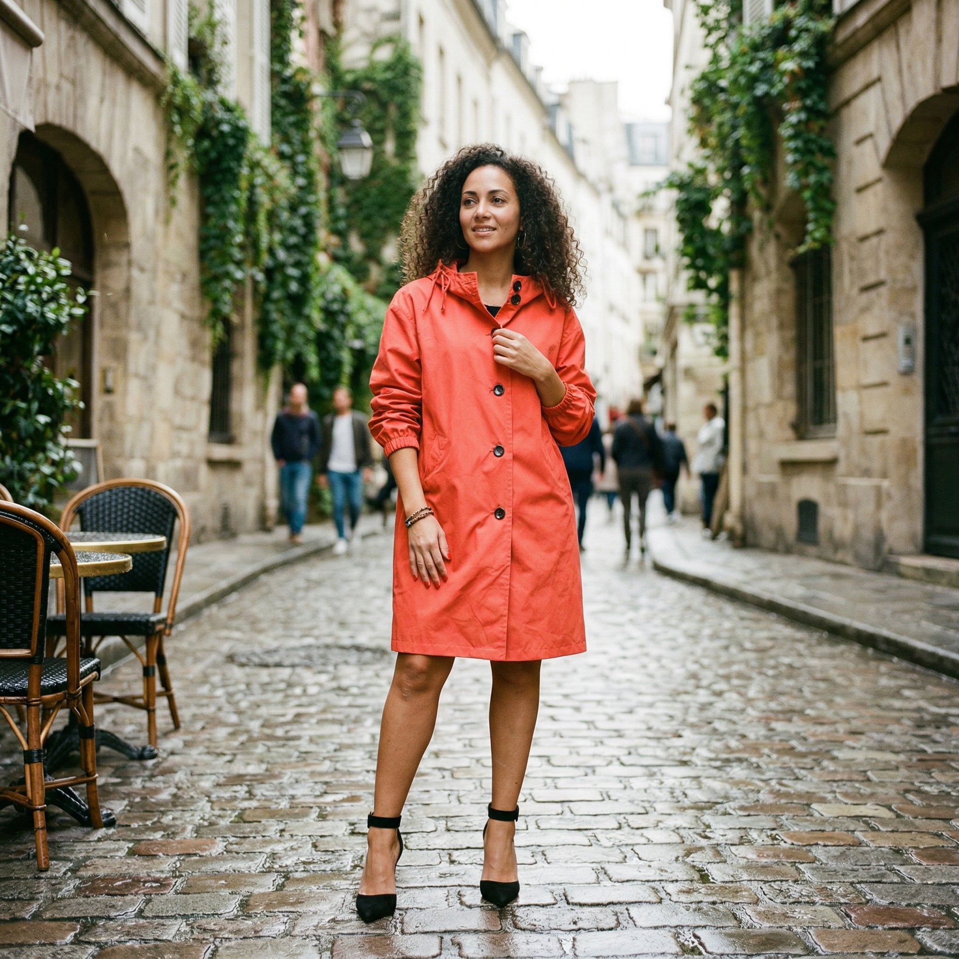 Water Resistant Oversized Windbreaker Jacket