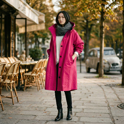 Water Resistant Oversized Windbreaker Jacket