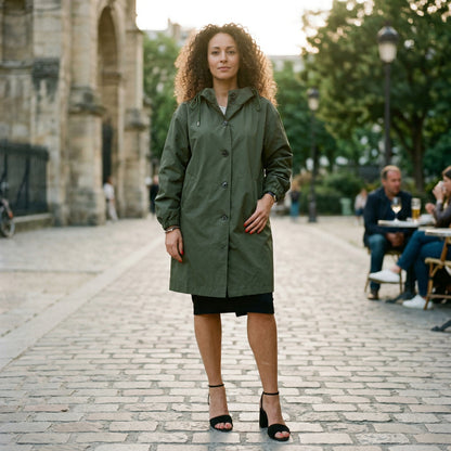 Water Resistant Oversized Windbreaker Jacket