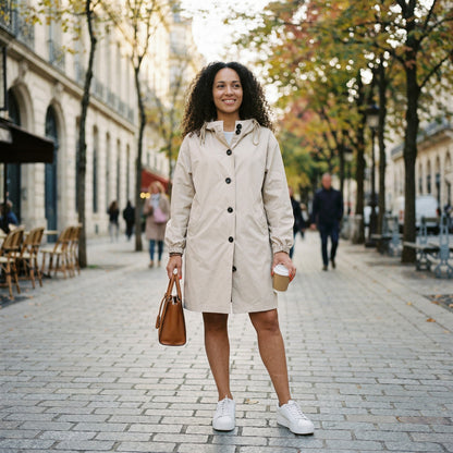 Water Resistant Oversized Windbreaker Jacket