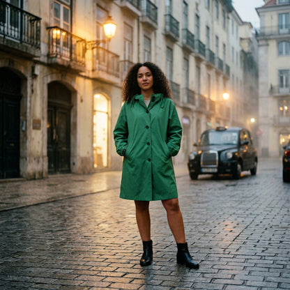 Water Resistant Oversized Windbreaker Jacket