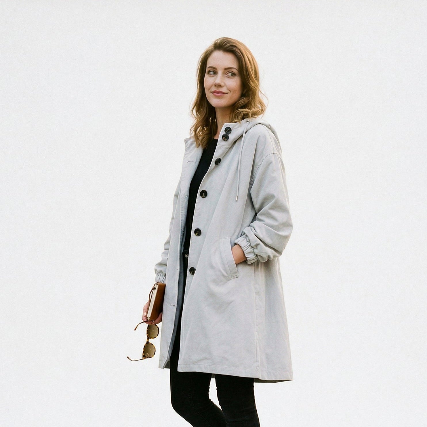 Water Resistant Oversized Windbreaker Jacket