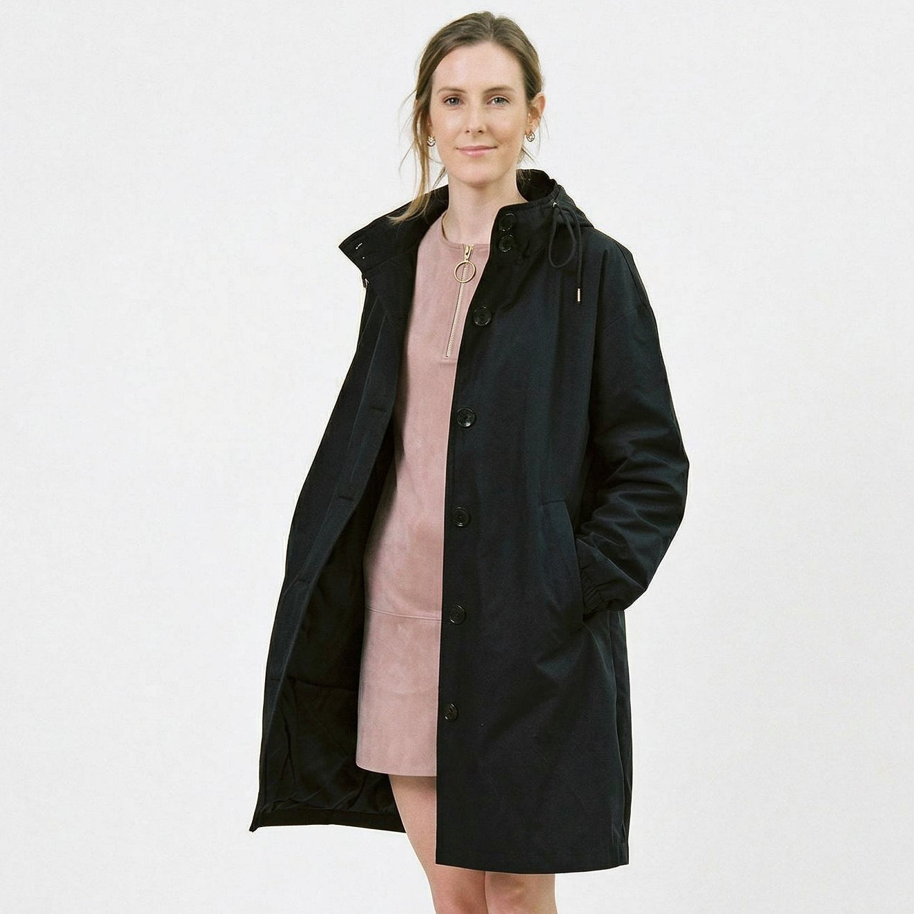 Water Resistant Oversized Windbreaker Jacket