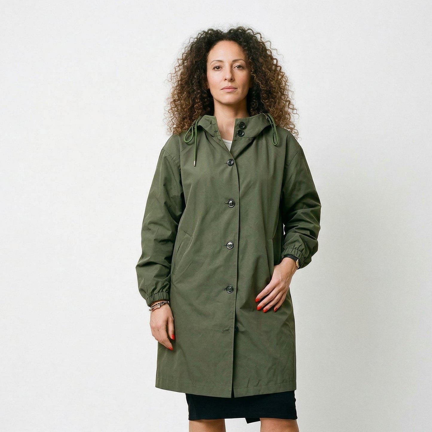 Water Resistant Oversized Windbreaker Jacket