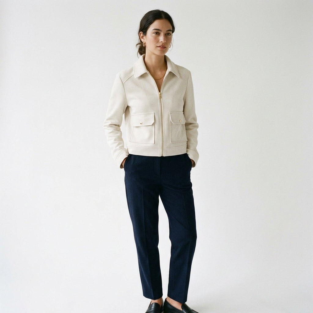 Women's Jacket with Flap Pockets