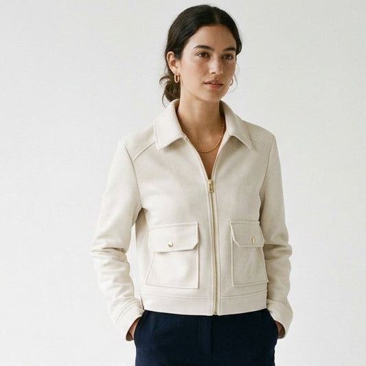 Women's Jacket with Flap Pockets