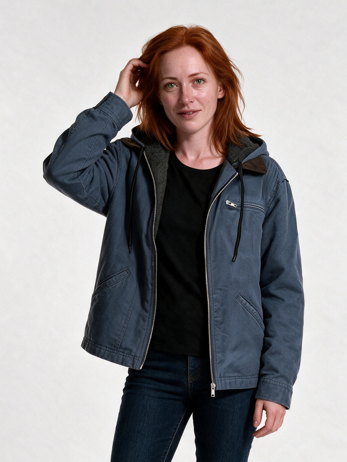 Adeline - Chic Autumn Jacket Ladies for Warmth and Style - Blue