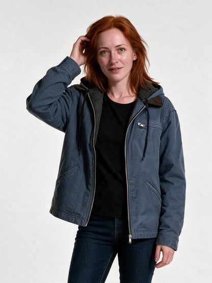 Adeline - Chic Autumn Jacket Ladies for Warmth and Style - Blue
