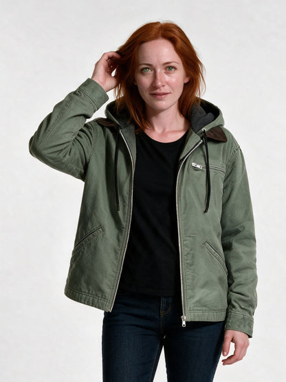 Adeline - Chic Autumn Jacket Ladies for Warmth and Style - Green