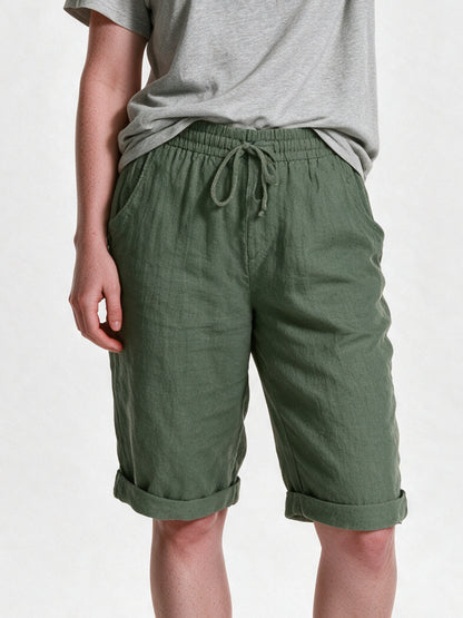 Adeline - Lightweight Everyday Shorts - Green
