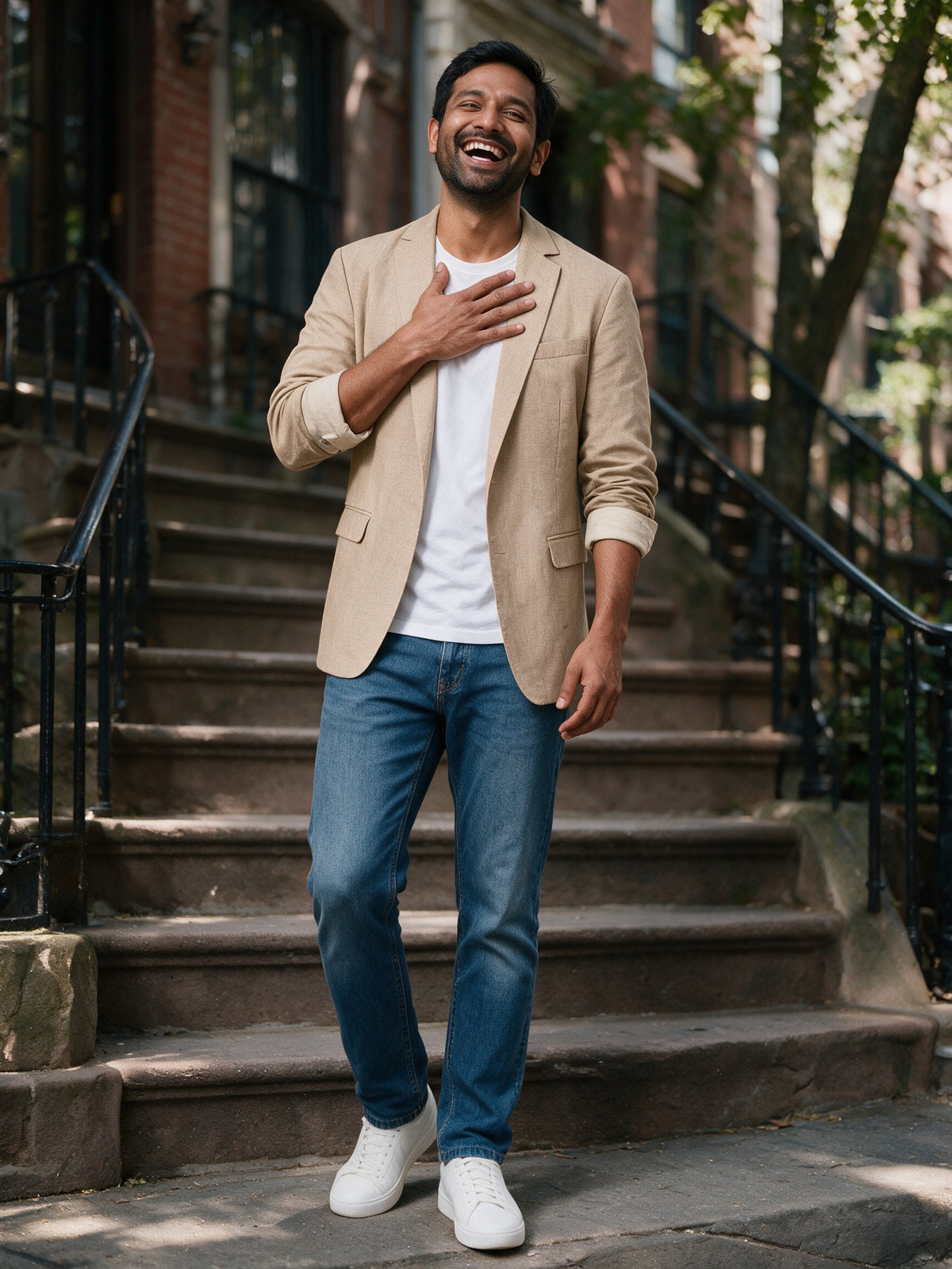 Adrian - Men's Unstructured Casual Blazer - view 4