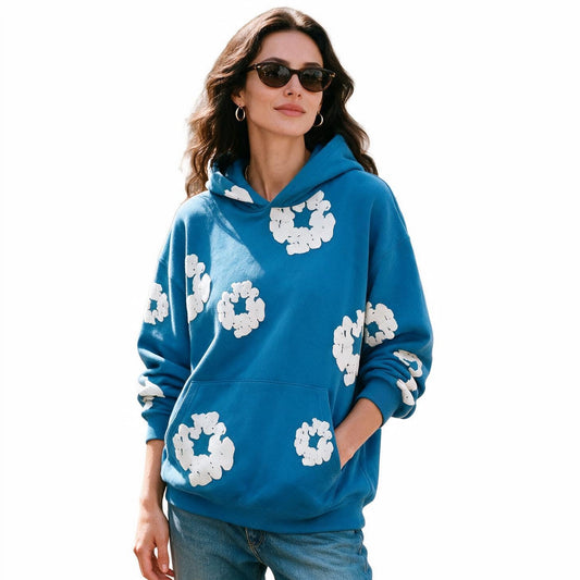 Aiden - Stylish Floral Graphic Hoodie for Men and Women
