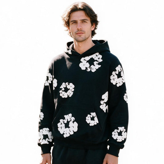 Aiden - Stylish Floral Graphic Hoodie for Men and Women