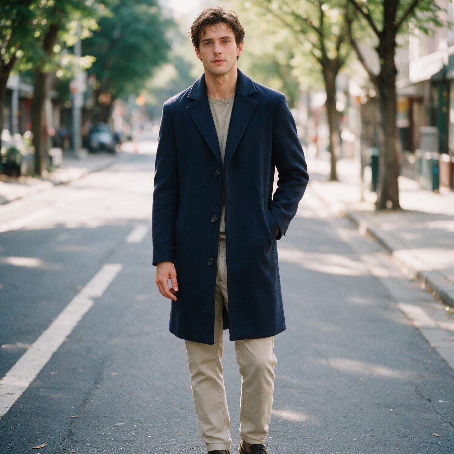 Alexander - Classic Men's Winter Trench Coat