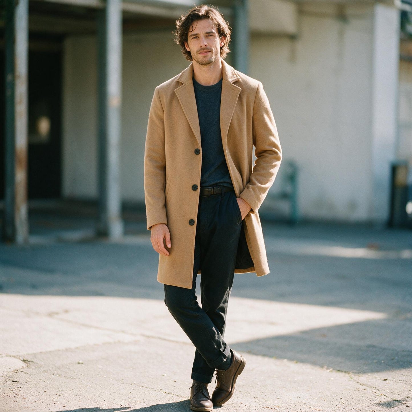 Alexander - Classic Men's Winter Trench Coat