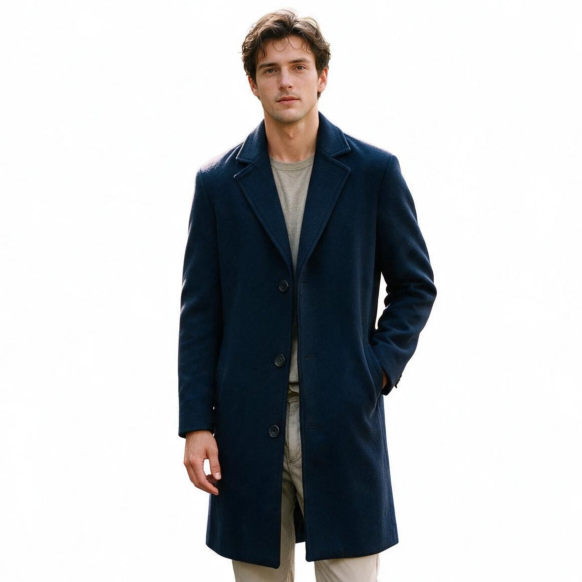 Alexander - Classic Men's Winter Trench Coat