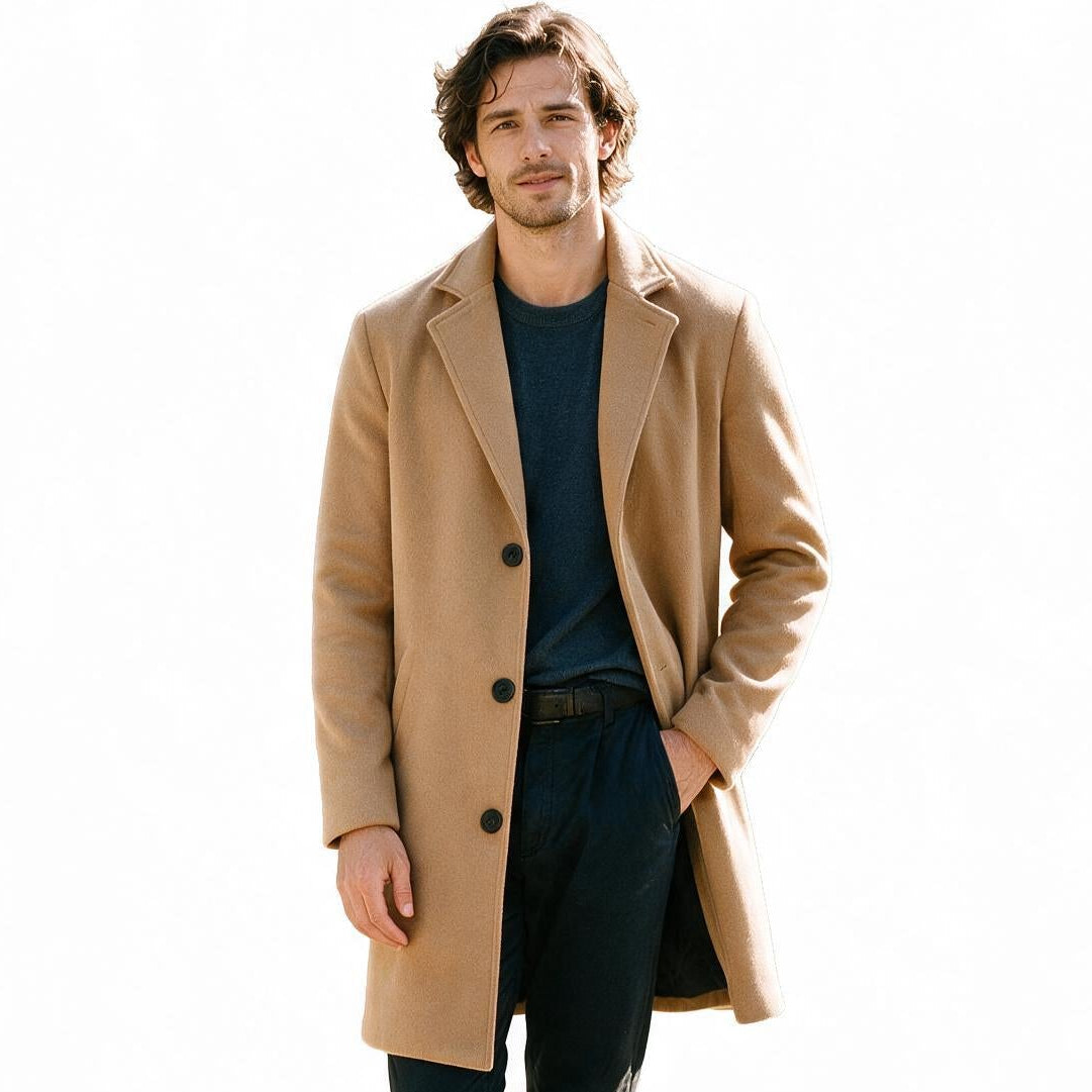 Alexander - Classic Men's Winter Trench Coat