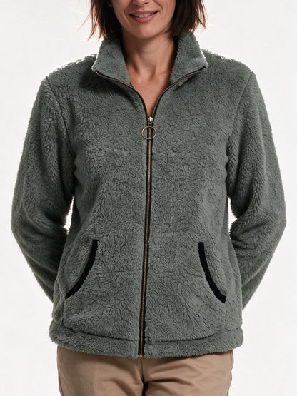 Amara - Cozy Women's Fleece Jacket for Winter Wear - view 3