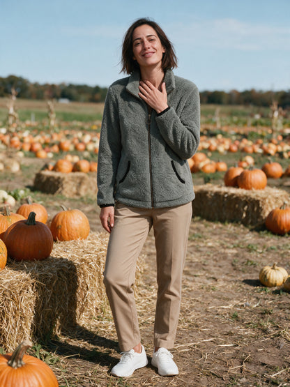 Amara - Cozy Women's Fleece Jacket for Winter Wear - view 4