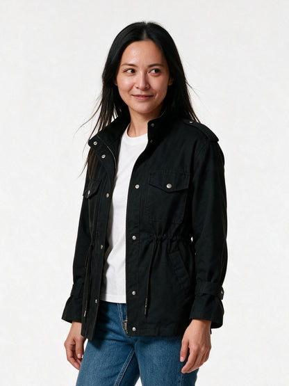 Amara - Soft Ladies Utility Jacket with Adjustable Fit - view 2