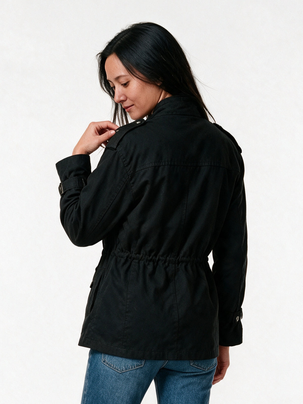 Amara - Soft Ladies Utility Jacket with Adjustable Fit - view 5