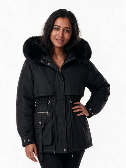 Amelia - Elegant Winter Puffer Jacket for Women - view 2