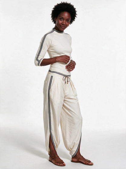 Amelia - Sporty Two Piece Set with Wide-Leg Pants - view 2