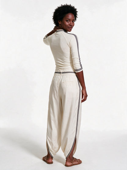 Amelia - Sporty Two Piece Set with Wide-Leg Pants - view 5