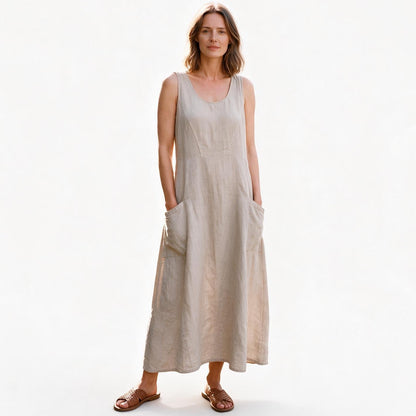 Arabella - Stylish Plus Size Summer Dress With Pockets