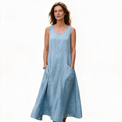 Arabella - Stylish Plus Size Summer Dress With Pockets